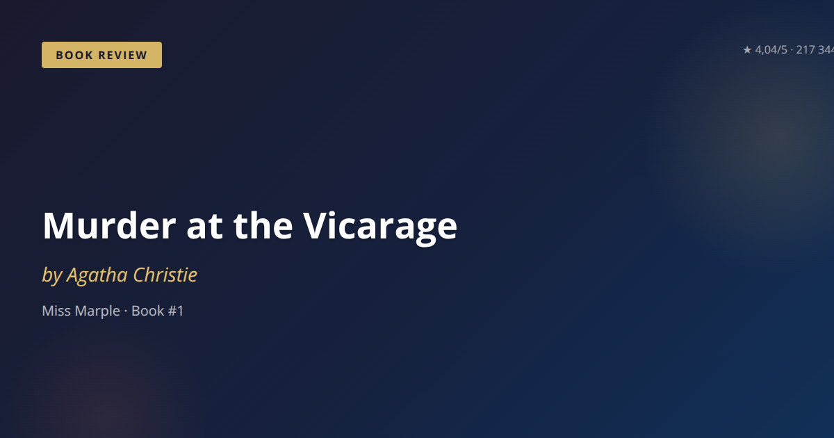 Agatha Christie's Murder at the Vicarage reviewed