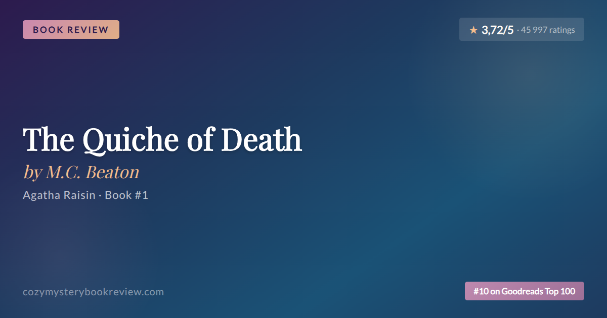 The Quiche of Death by M.C. Beaton reviewed