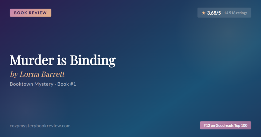 Murder is Binding by Lorna Barrett - Book Review