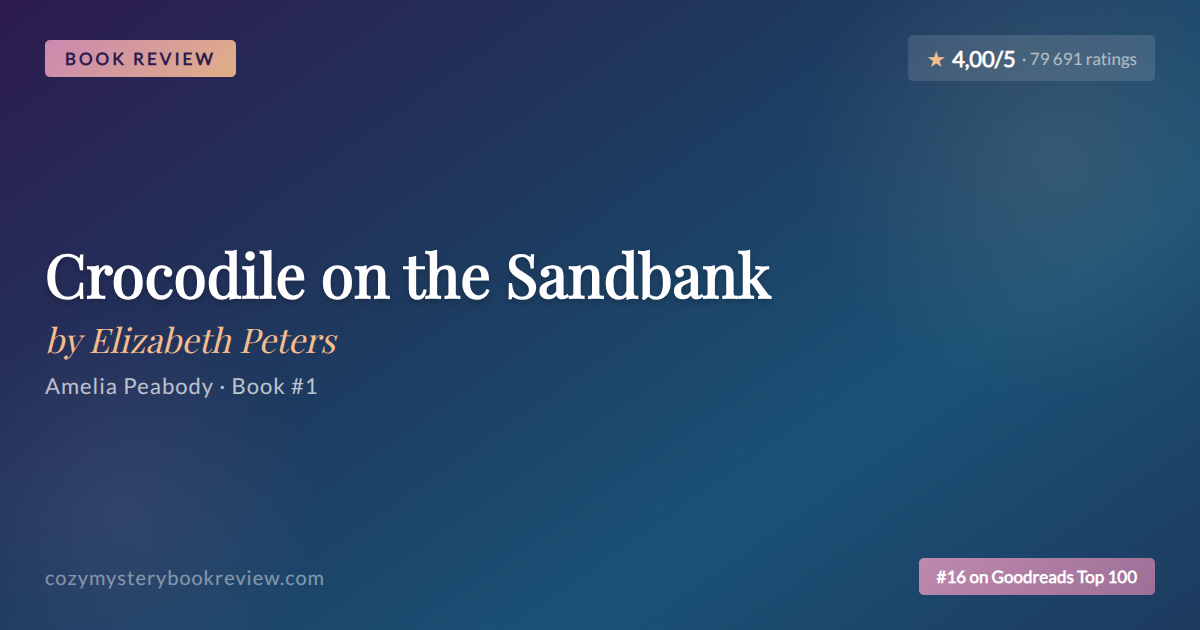 Elizabeth Peters’ Crocodile on the Sandbank reviewed