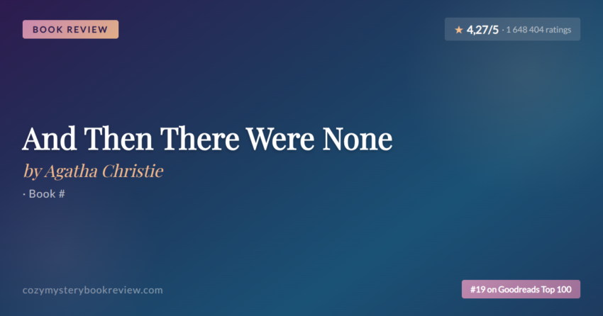 And Then There Were None by Agatha Christie - Book Review