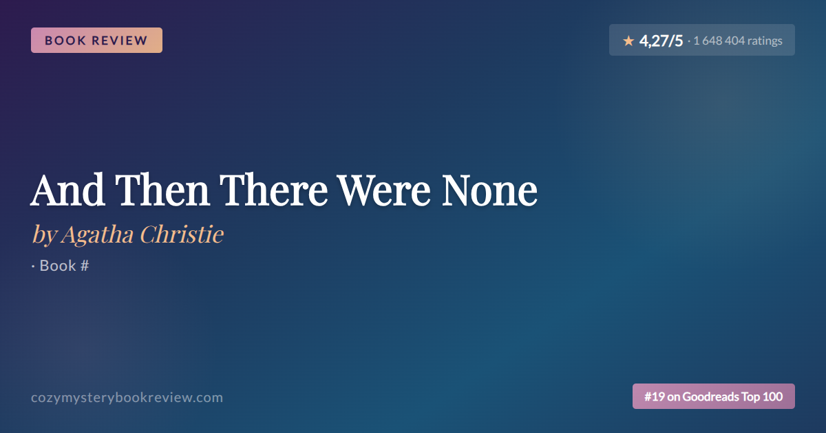 Agatha Christie’s And Then There Were None reviewed