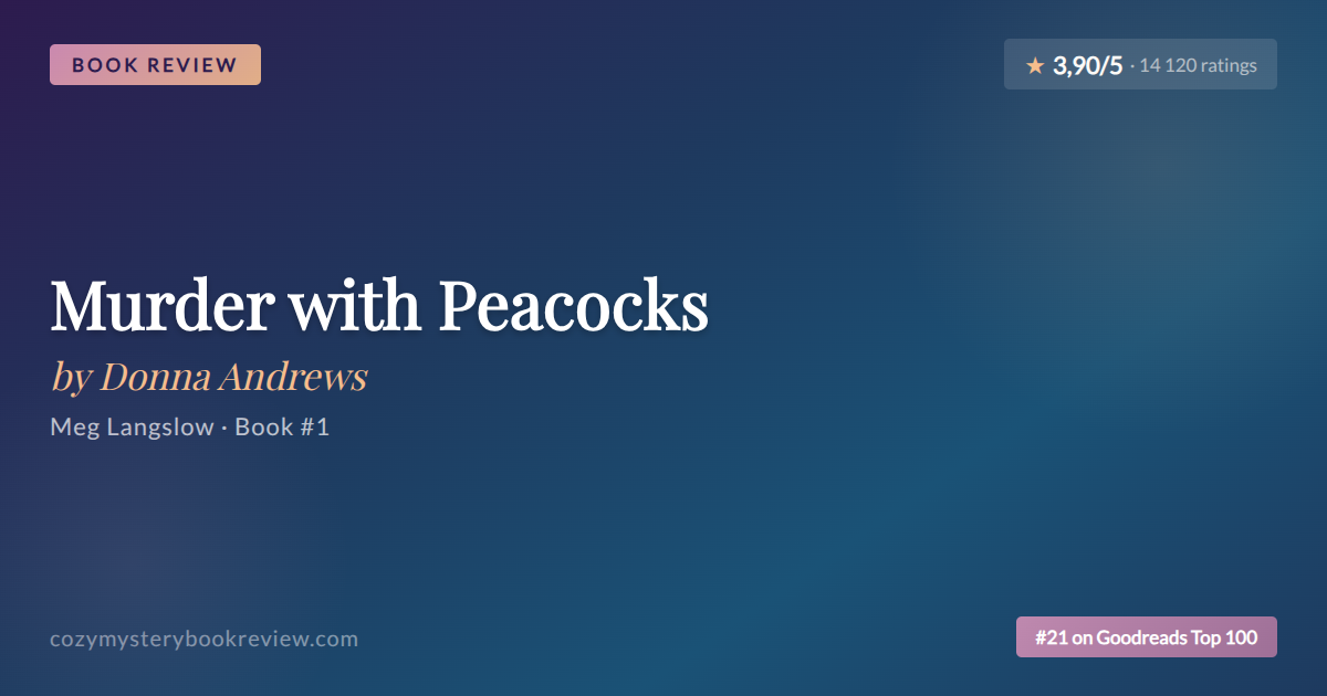 Donna Andrews’ Murder with Peacocks review