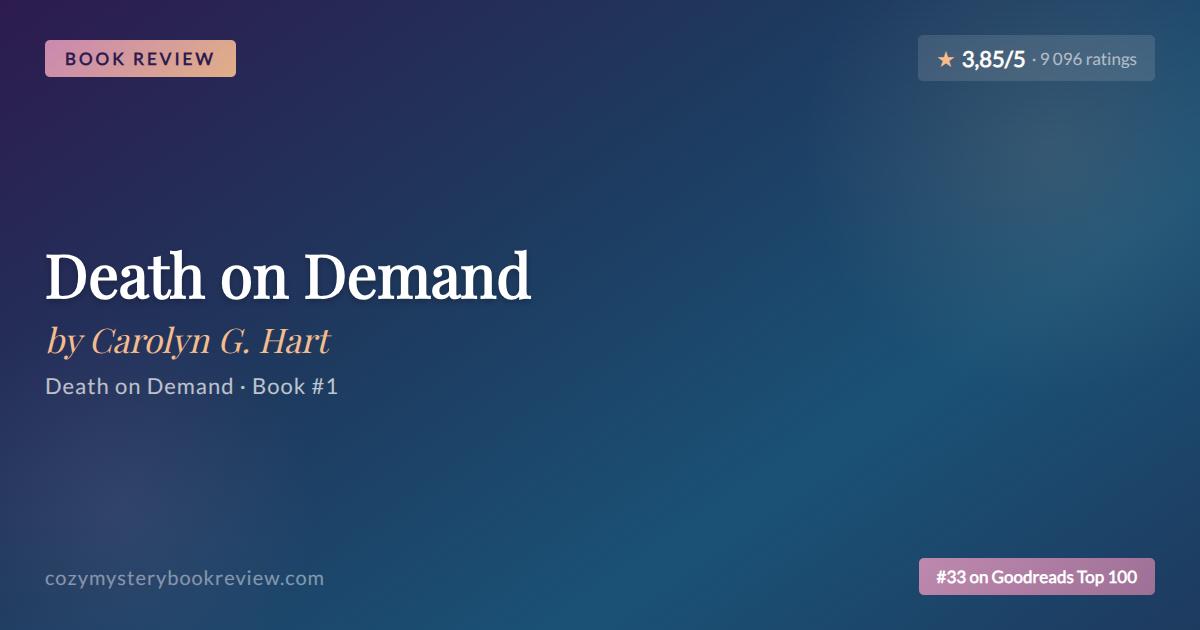 Carolyn G. Hart’s Death on Demand: A locked-room classic
