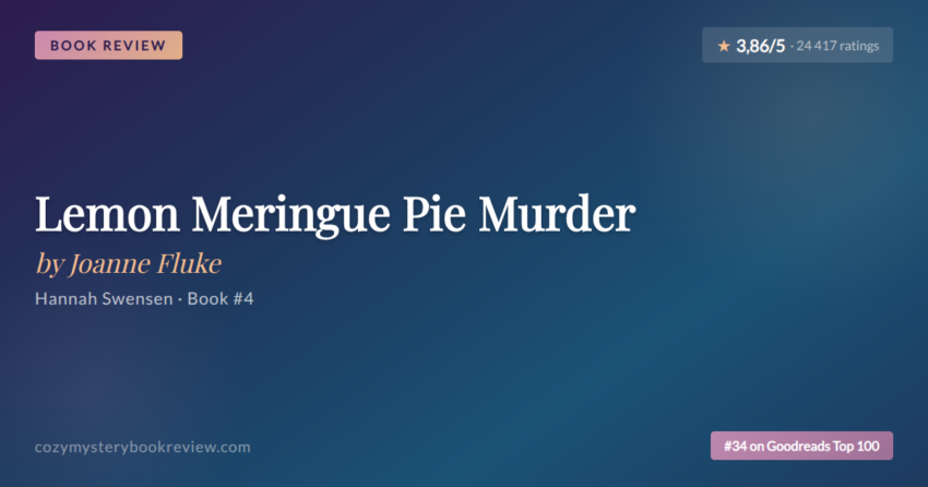 Lemon Meringue Pie Murder by Joanne Fluke - Book Review