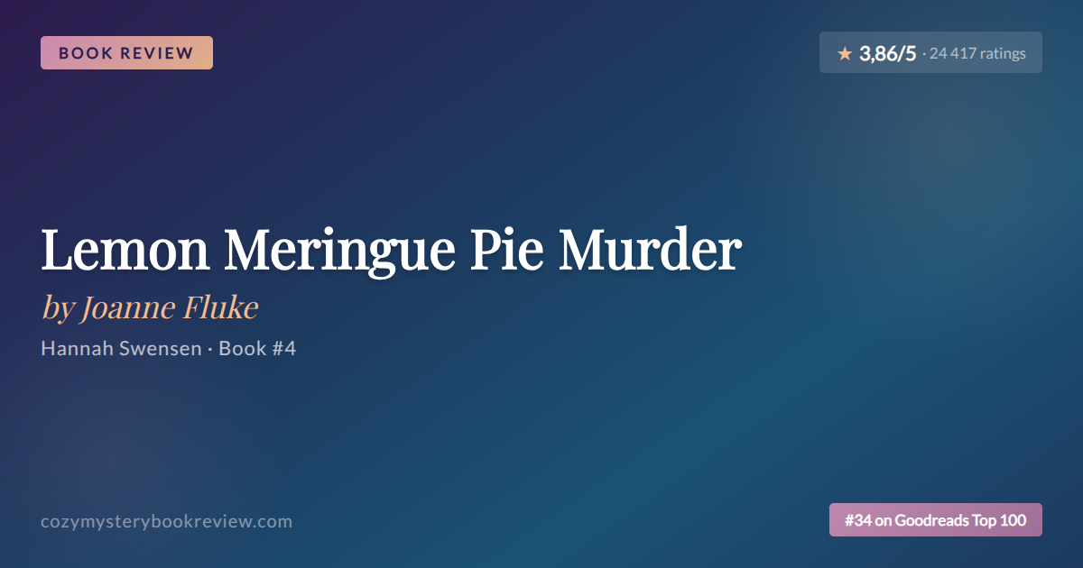 Joanne Fluke’s Lemon Meringue Pie Murder review