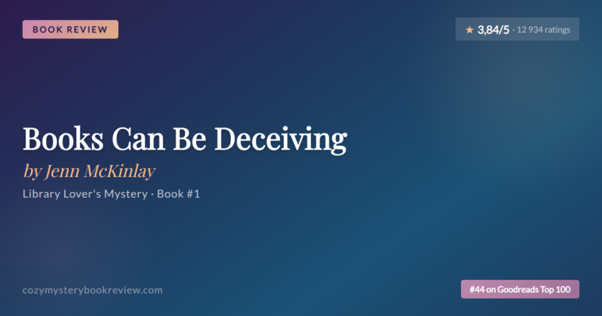 Books Can Be Deceiving by Jenn McKinlay - Book Review
