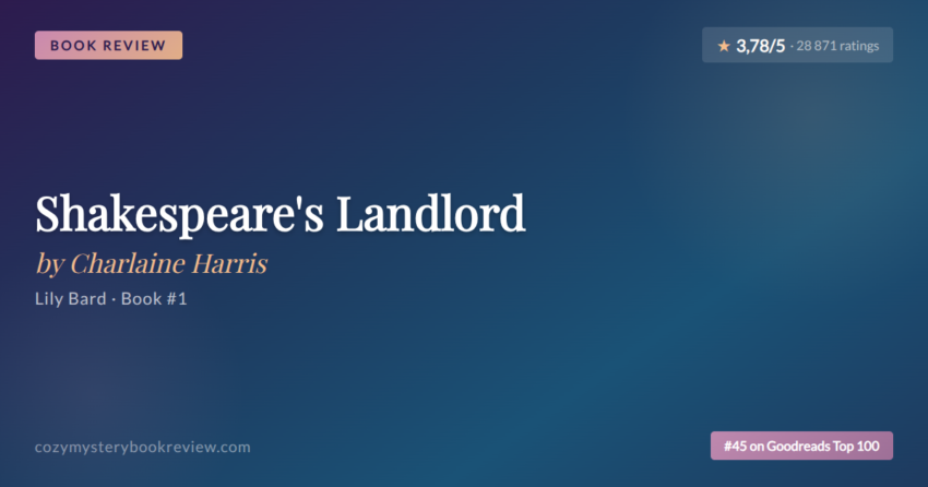 Shakespeare's Landlord by Charlaine Harris - Book Review