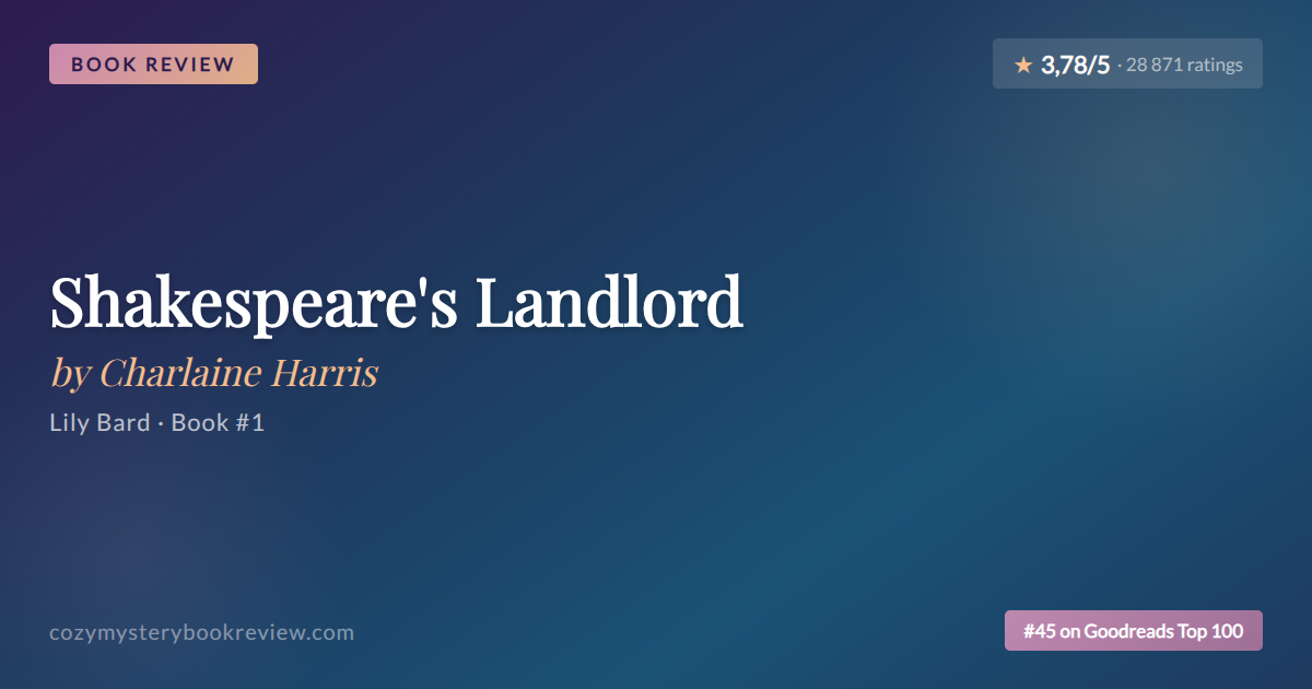 Charlaine Harris’ Shakespeare’s Landlord reviewed