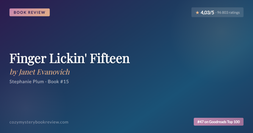 Finger Lickin' Fifteen by Janet Evanovich - Book Review